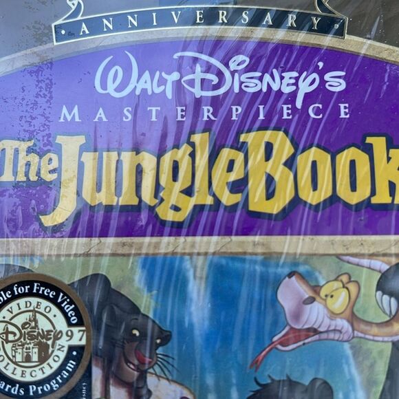 Vintage 1997 Walt Disney's Jungle Book 30th Anniversary Limited Edition VHS New - Picture 6 of 10